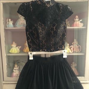 Two Piece Lace Dress